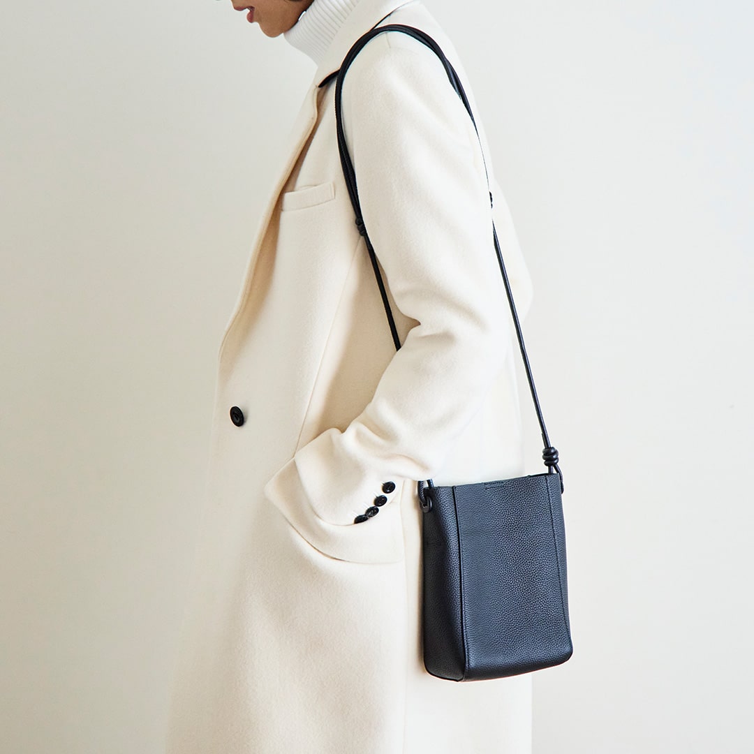 本革ショルダーバッグ/ミニ財布