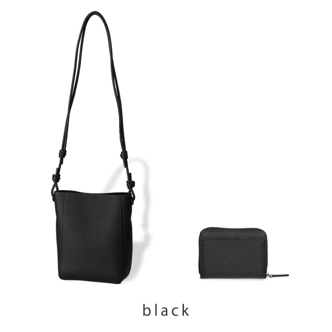 本革ショルダーバッグ/ミニ財布