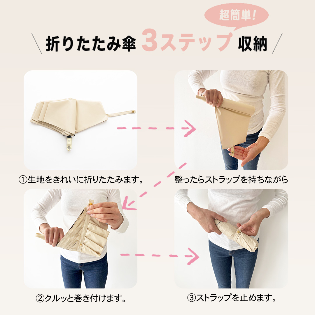 折りたたみ日傘