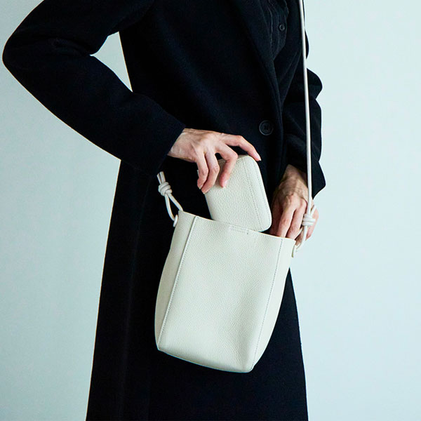 本革ショルダーバッグ/ミニ財布